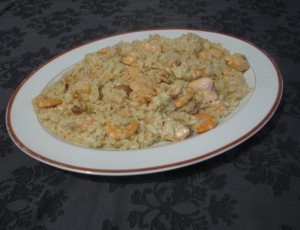 risotto-saumon